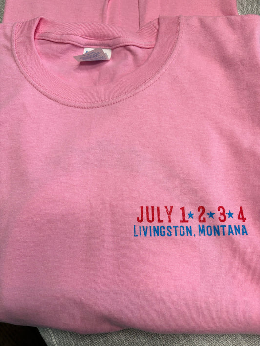 Short sleeved unisex t-shirt