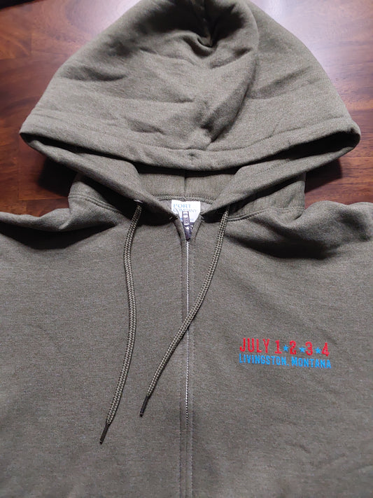 ZIP Up Hooded  Sweat Shirt